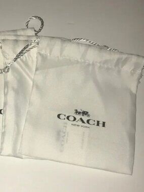 🌸 Coach 🌸 Earring Bracelet Necklace Keychain Jewelry Gift Storage DUST BAG 🌸